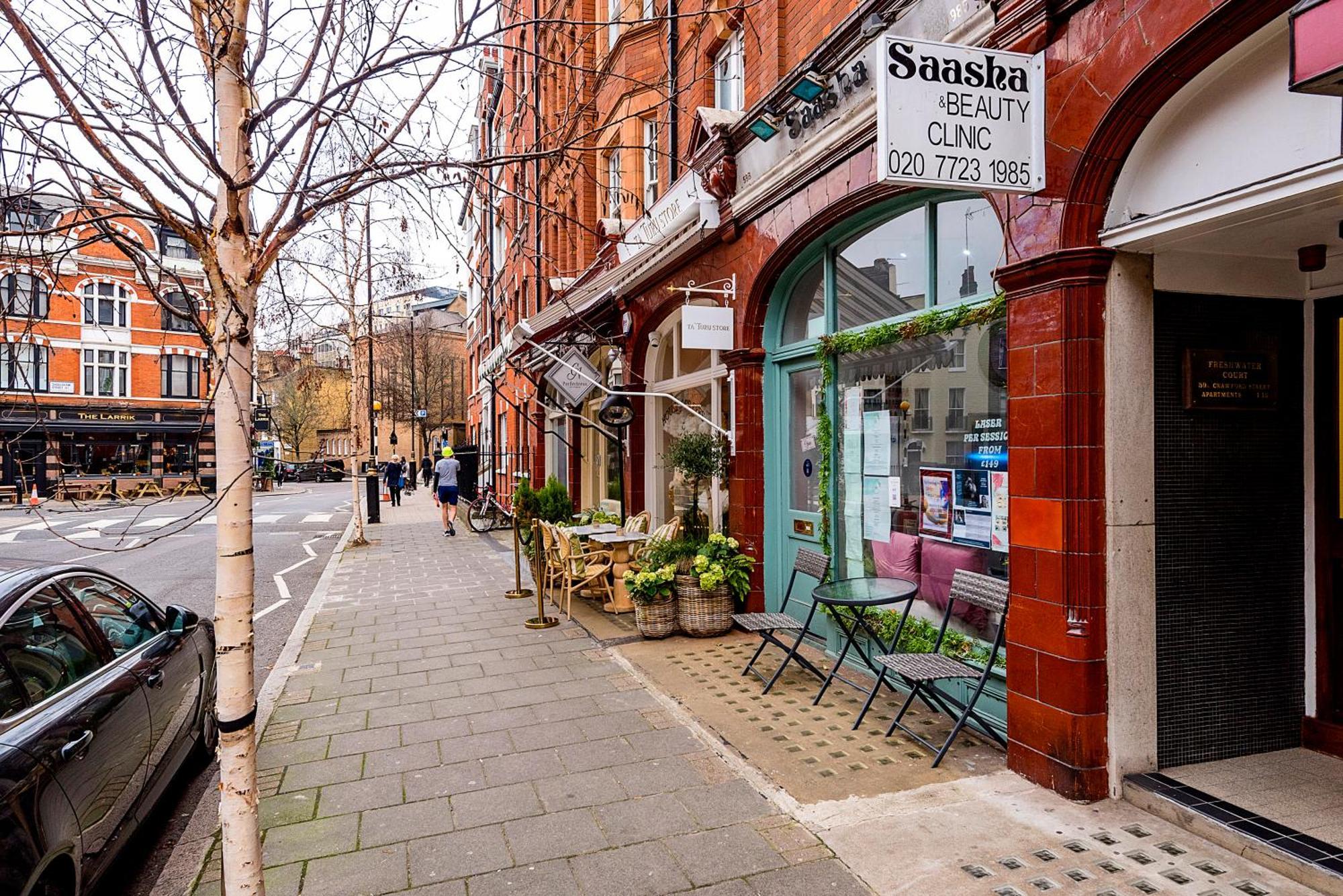 Stunning Apartment In Fashionable Marylebone London Kültér fotó